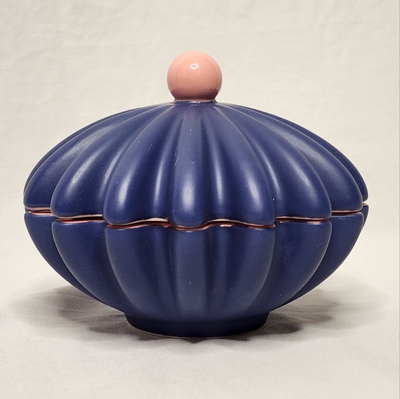 Anthropologie Other - Cute Anthropologie Pink and Blue Trinket Dish